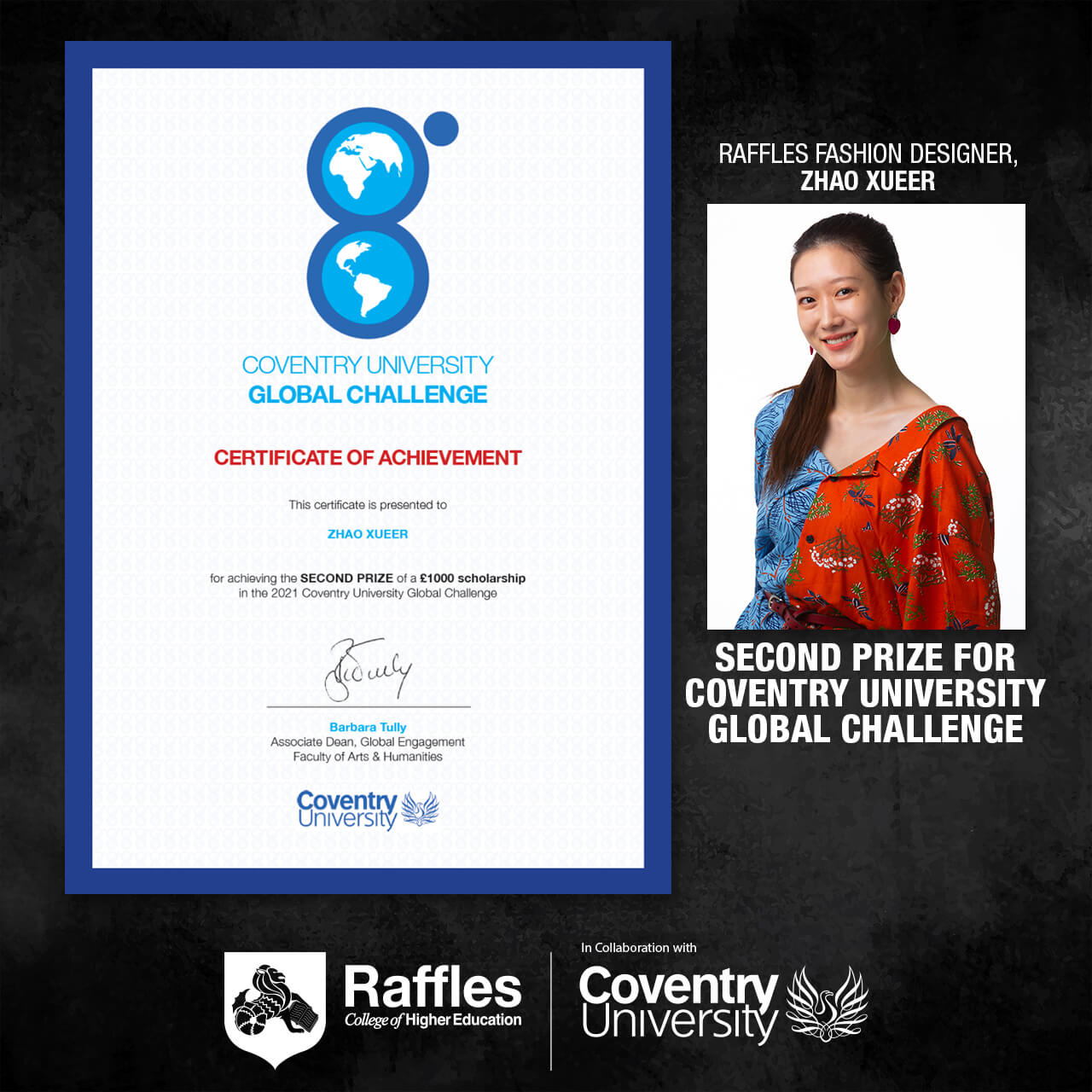 2021 Coventry University Global Challenge 2nd Prize Zhao Xueer Banner