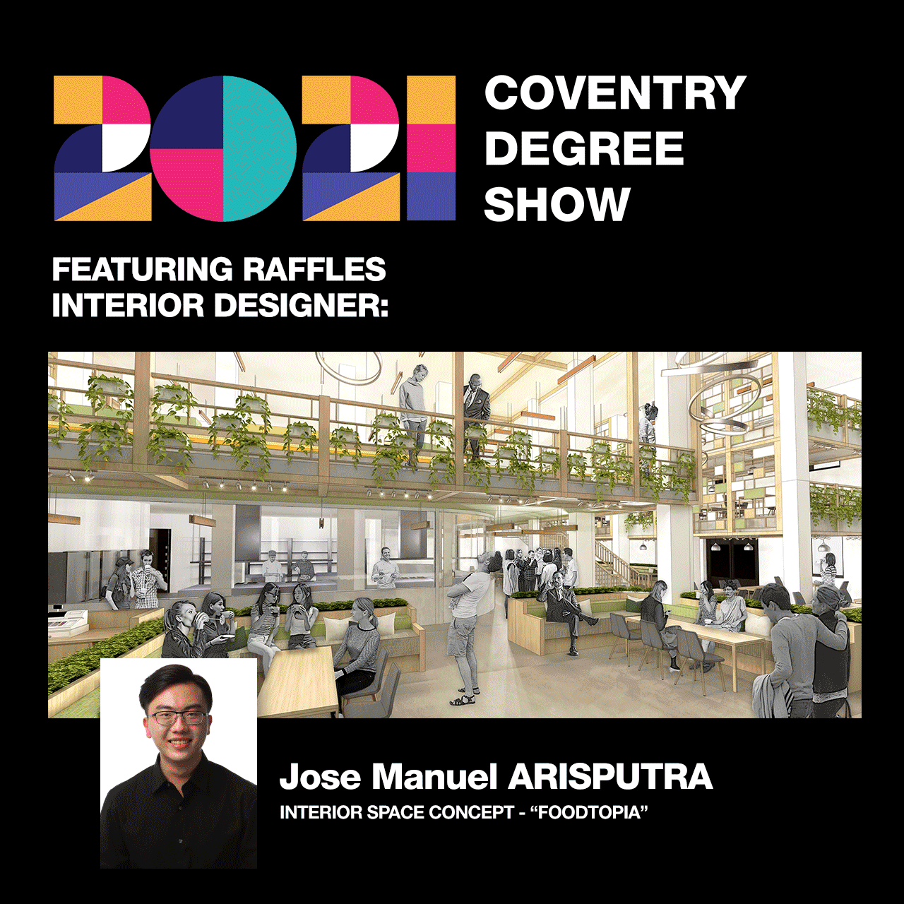 2021 Coventry University Degree Show Interior Design GIF