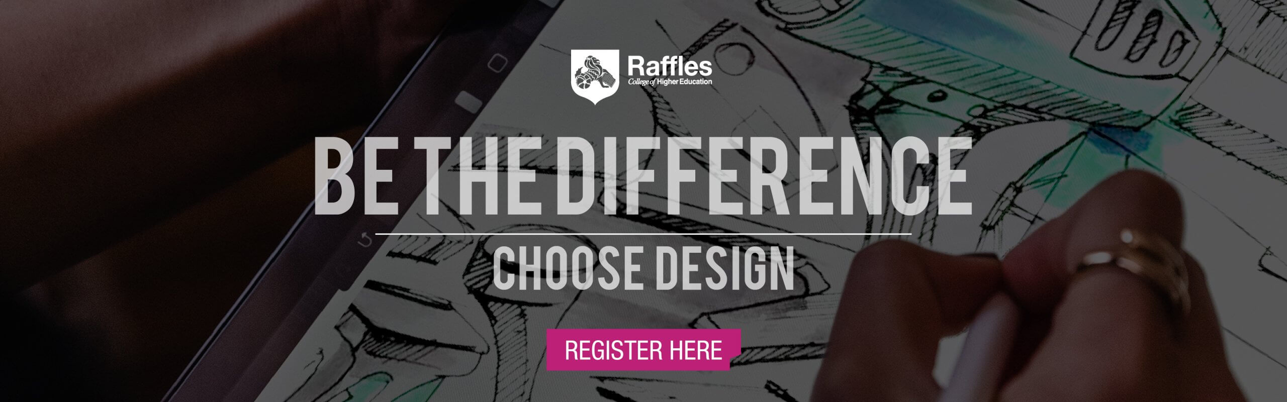 Be The Difference Choose Design Header Banner Registration Button