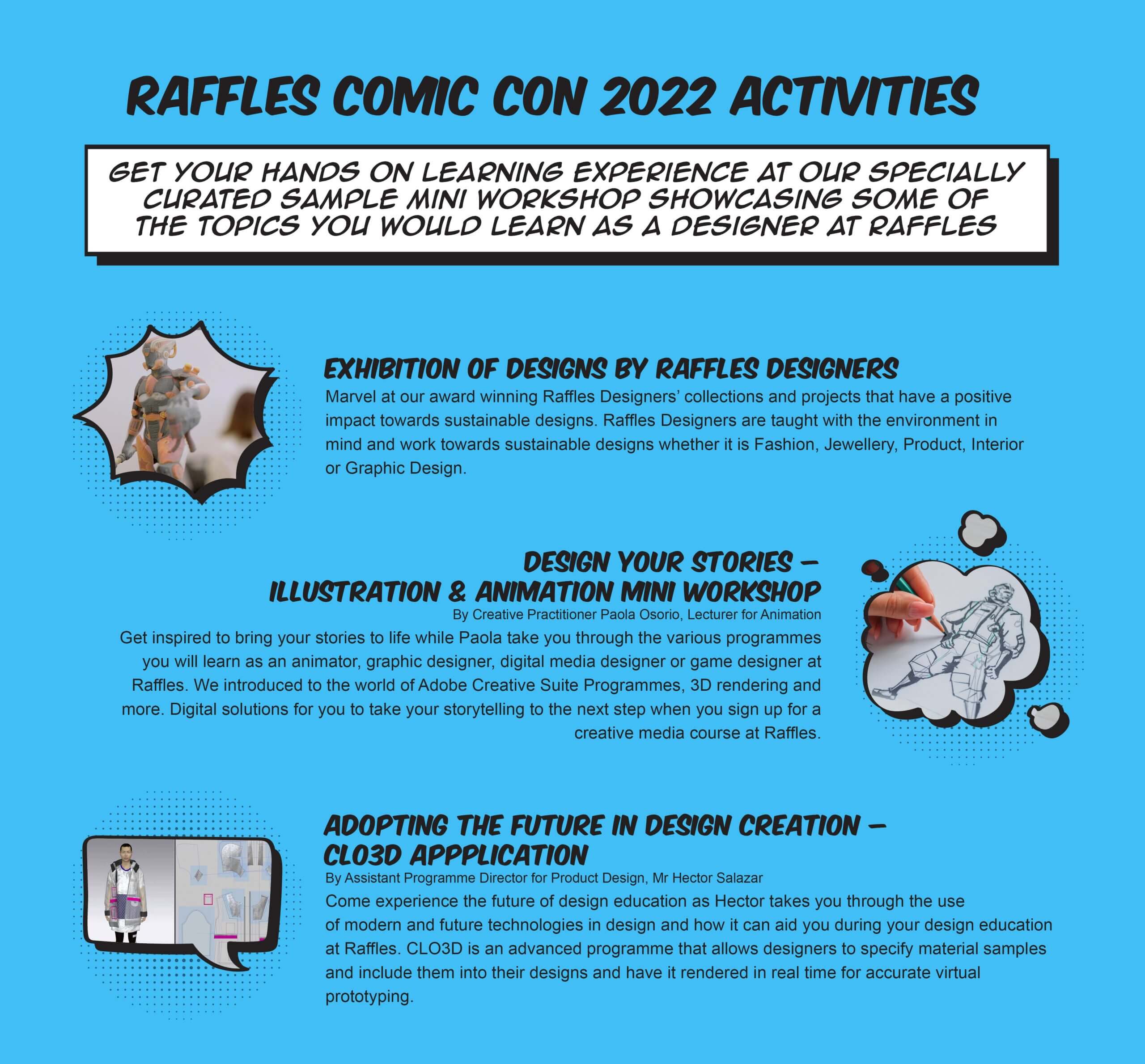 Raffles at Singapore Comic Con 2022 Main Body for Microsite