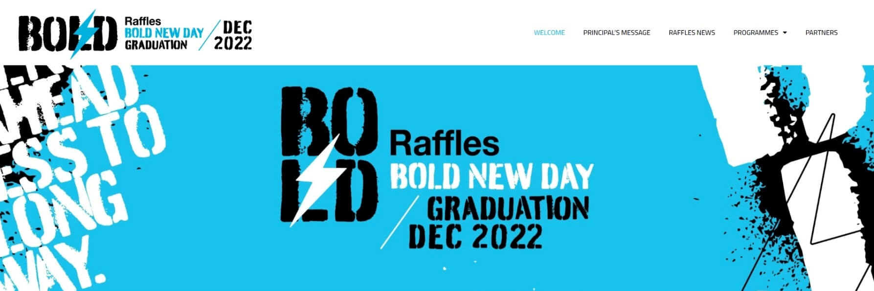 Raffles Graduation 2022 Website Cover Image