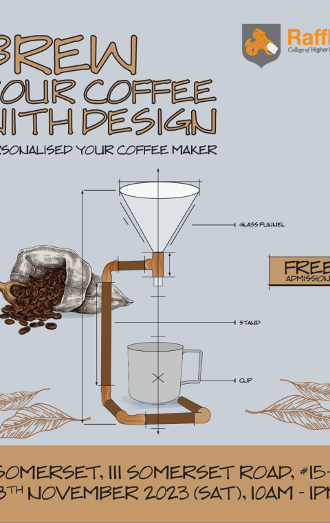 Brew your coffee with design | Raffles Product Design Workshop