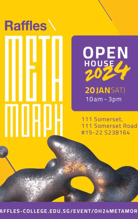 MetaMorph | Raffles Open House 20 January 2024